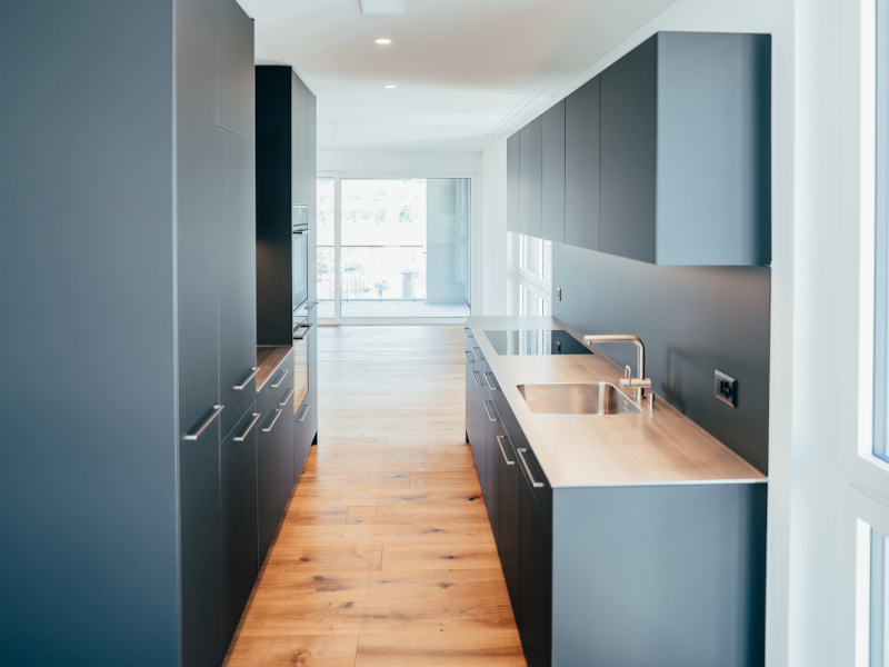 Plan de travail en acier inox